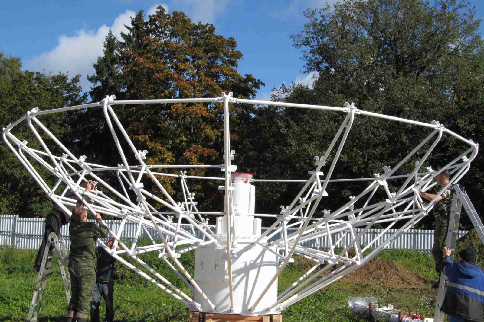 7.3M C/KU Dual bands antenna with receive only in Europe