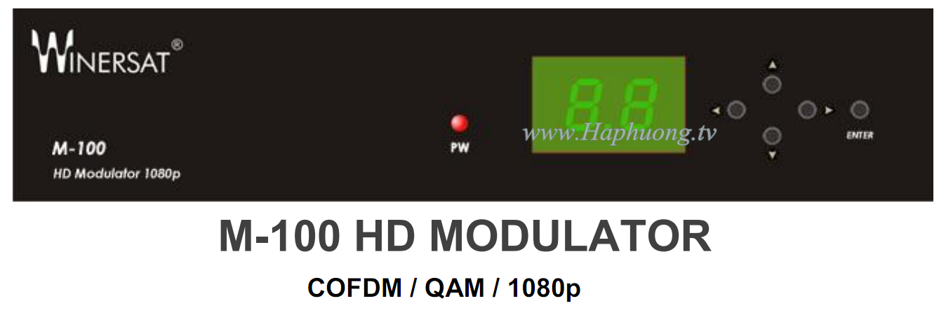Điều chế tín hiệu HD Winersat M-100 
