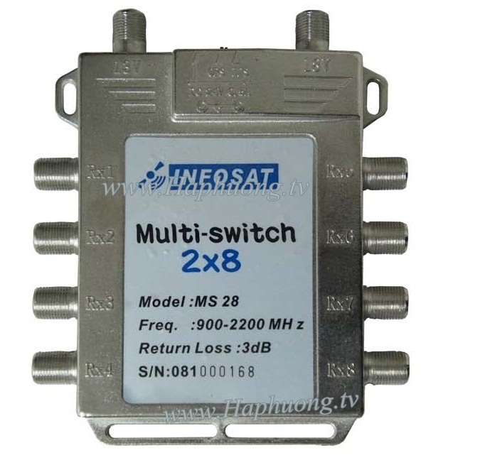 Thiết bị chuyển mạch Multiswitch Infosat INF-MS28