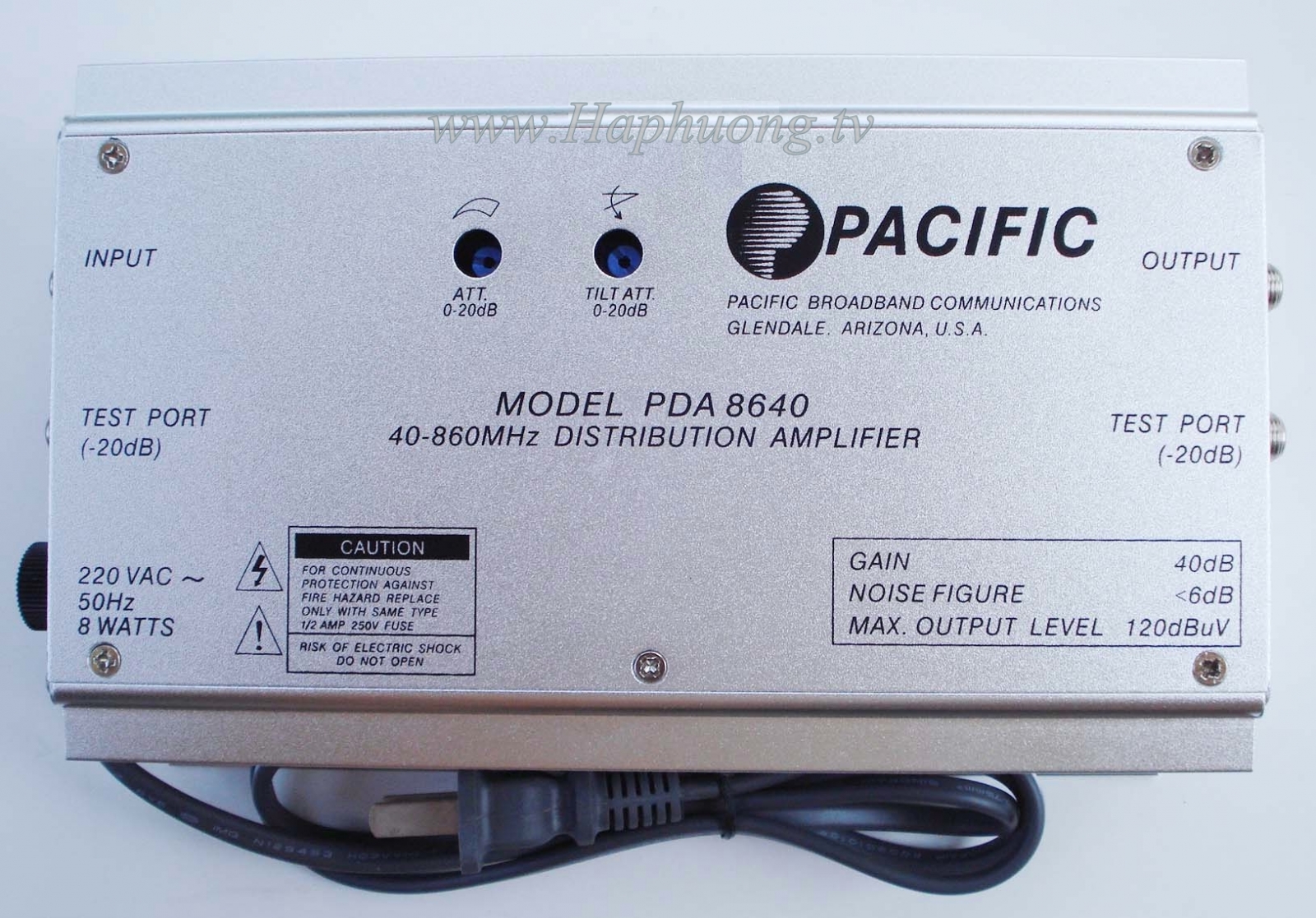 khuếch đại Pacific PDA 8640