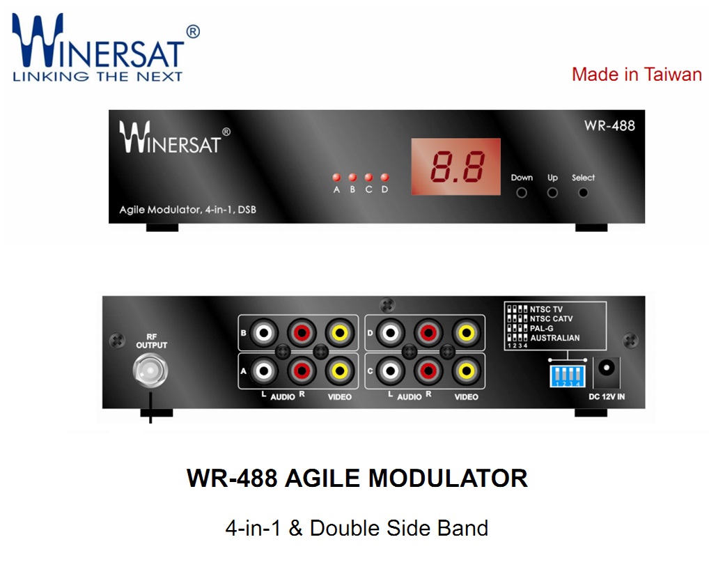 Điều chế tín hiệu AV-RF Winersat WR-488
