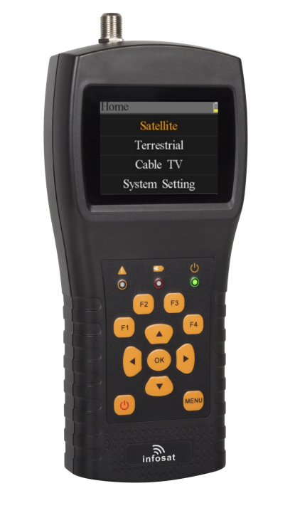 Máy đo tín hiệu DVB-S/S2, DVB-T2, DVB-C Infosat STC-8998